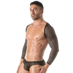 BoleroCircuit Résille TOF PARIS TOF404N Noir -Men Attitude Boutique bolero circuit tof404n black 1