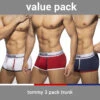 Pack De Boxer Addicted Tommy AD1009P 5 Pack De Boxer Addicted Tommy AD1009P -Men Attitude Boutique boxer ad ad1009p cmod m