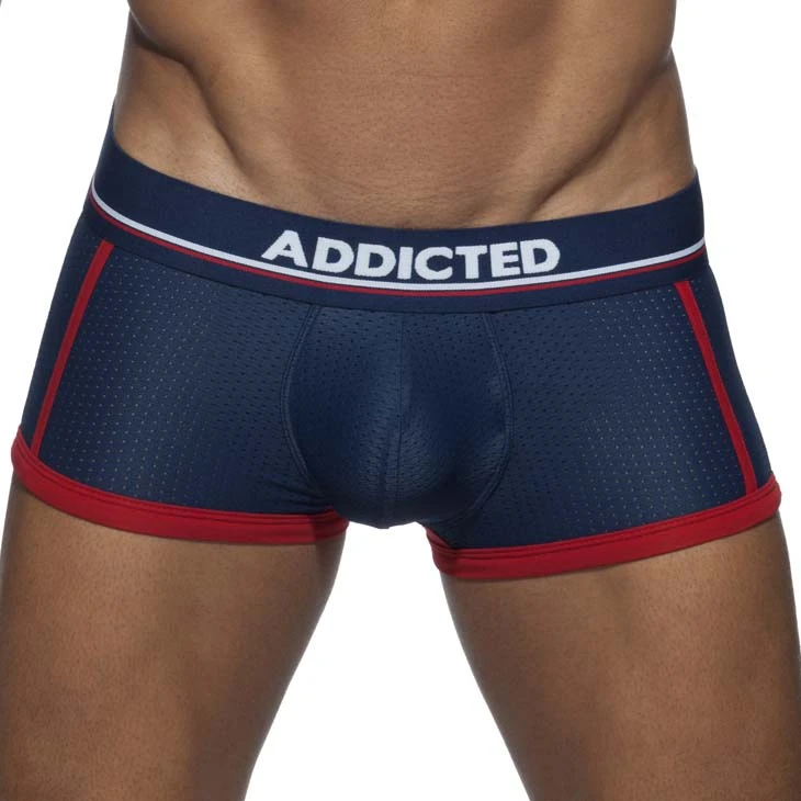 Addicted Royal Blue Open Sport AD741 – Mesh Empty Bottom Contrast Waistband Boxer 1 Addicted Royal Blue Open Sport AD741 – Mesh Empty Bottom Contrast Waistband Boxer