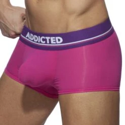 Boxer Cockring Addicted C-Through AD919 -Men Attitude Boutique boxer addicted ad919 rose 4