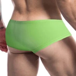Boxer Cut4Men Neon Green C4M10 -Men Attitude Boutique boxer c4m c4m10 vert 3