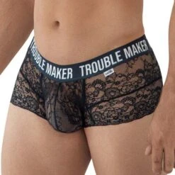 Boxer Candyman Trouble Maker Lace 99616 6 Boxer Candyman Trouble Maker Lace 99616 -Men Attitude Boutique boxer candy 99616 noir 4