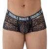 Boxer Candyman Trouble Maker Lace 99616 -Men Attitude Boutique boxer candy 99616 noir m
