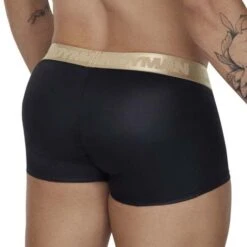 Boxer Candyman Chain 99664 - Sous-vêtement Homme Sexy à Motif Chaîne et Taille Basse -Men Attitude Boutique boxer candy 99664 noir 3