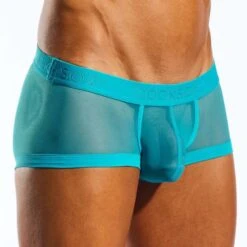 Cocksox CX68ME Boxer – Tonic Blue Breathable Mesh Low Rise Underwear 5 Cocksox CX68ME Boxer – Tonic Blue Breathable Mesh Low Rise Underwear -Men Attitude Boutique boxer cocksox cx68me bleu 4 1