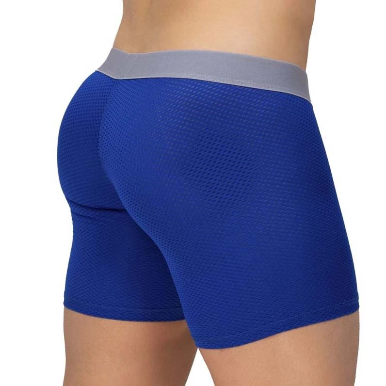 ErgoWear Navy Blue MAX MESH EW1214 - Long Boxer Brief with Ergonomic Pouch 2 ErgoWear Navy Blue MAX MESH EW1214 - Long Boxer Brief with Ergonomic Pouch â Image 2