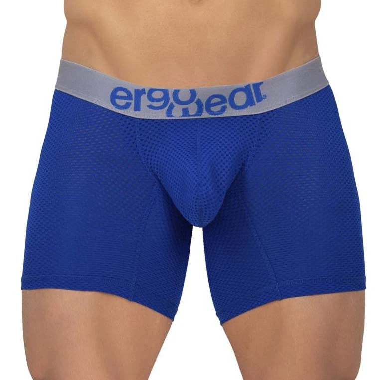 ErgoWear Navy Blue MAX MESH EW1214 - Long Boxer Brief with Ergonomic Pouch 1 ErgoWear Navy Blue MAX MESH EW1214 - Long Boxer Brief with Ergonomic Pouch