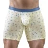 Boxer Long ErgoWear SLK SE EW1771 - Bleu et Jaune Pastel à Imprimés Ludiques 7 Boxer Long ErgoWear SLK SE EW1771 - Bleu et Jaune Pastel à Imprimés Ludiques -Men Attitude Boutique boxer ergo ew1771 jaune m