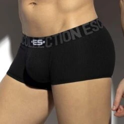 Boxer Homme ES Collection UN576 Noir – Microfibre Côtelée Recyclée à Poche Sans Coutures 7 Boxer Homme ES Collection UN576 Noir – Microfibre Côtelée Recyclée à Poche Sans Coutures -Men Attitude Boutique boxer es un5769 noir 4