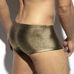 ES Collection Art Deco Metallic Gold Boxer UN598 – Luxury Low-Rise Microfiber Underwear 7 ES Collection Art Deco Metallic Gold Boxer UN598 – Luxury Low-Rise Microfiber Underwear -Men Attitude Boutique boxer escollection un598 gold 2
