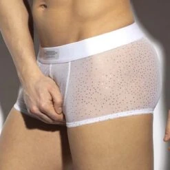 Boxer ES Collection Glitter Net UN584 -Men Attitude Boutique boxer eso un584 blanc 4