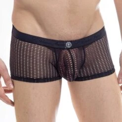 L'Homme Invisible Blaze MY39BZE – Boxer en Dentelle Fine Noire et Poche Ergonomique 5 L'Homme Invisible Blaze MY39BZE – Boxer en Dentelle Fine Noire et Poche Ergonomique -Men Attitude Boutique boxer lhommeinvisible MY39BZE noir 4