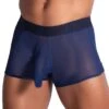 Boxer Roger Smuth RS072 – Boxer Homme Sexy en Mesh Transparent avec Ceinture Logo -Men Attitude Boutique boxer roger rs072 bleu m