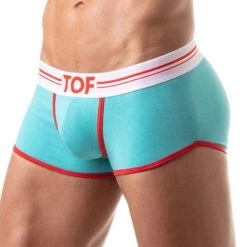 Boxer French TOF PARIS TOF161T -Men Attitude Boutique boxer tof TOF161T turquoise 4