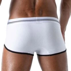 Pack de 3 Boxers French TOF PARIS TOF168B – Coton Bi-Stretch et Coupe Incurvée Confort 6 Pack de 3 Boxers French TOF PARIS TOF168B – Coton Bi-Stretch et Coupe Incurvée Confort -Men Attitude Boutique boxer tof TOF168B blanc 3