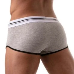Boxer French TOF PARIS TOF161G 5 Boxer French TOF PARIS TOF161G -Men Attitude Boutique boxer tof tof161g gris 3