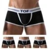 Pack De 3 Boxers French TOF PARIS TOF168N 9 Pack De 3 Boxers French TOF PARIS TOF168N -Men Attitude Boutique boxer tof tof168n noir m