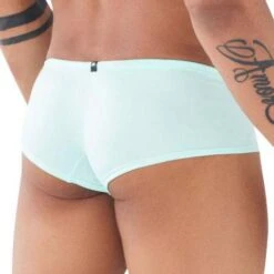 Xtremen Microfiber Soft Stretch – Logo Waistband Boxer Briefs 91110 6 Xtremen Microfiber Soft Stretch – Logo Waistband Boxer Briefs 91110 -Men Attitude Boutique boxer xtremen 91110 vert 3