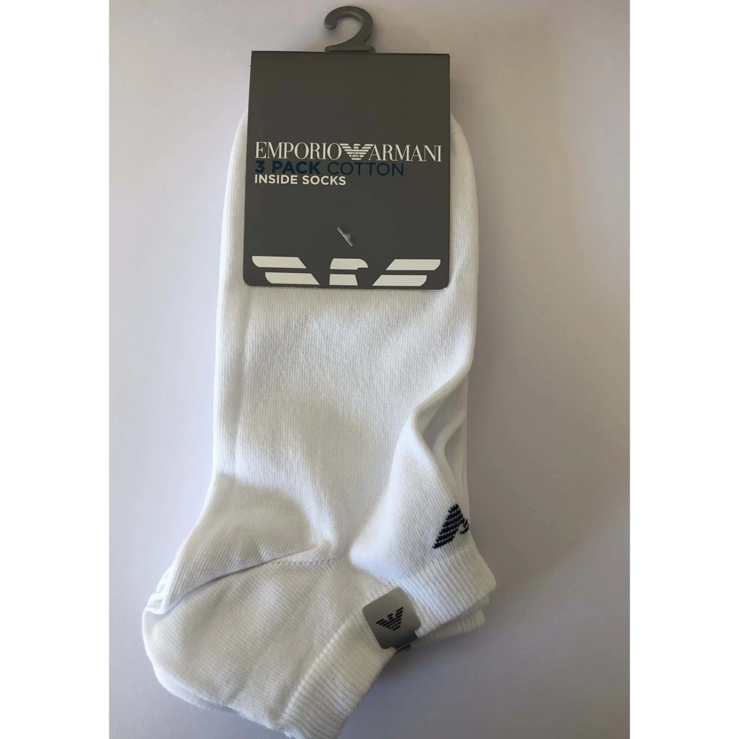 Pack De 3 Paires De Chaussettes Emporio Armani 300008 C134 Blanc 1 Pack De 3 Paires De Chaussettes Emporio Armani 300008 C134 Blanc