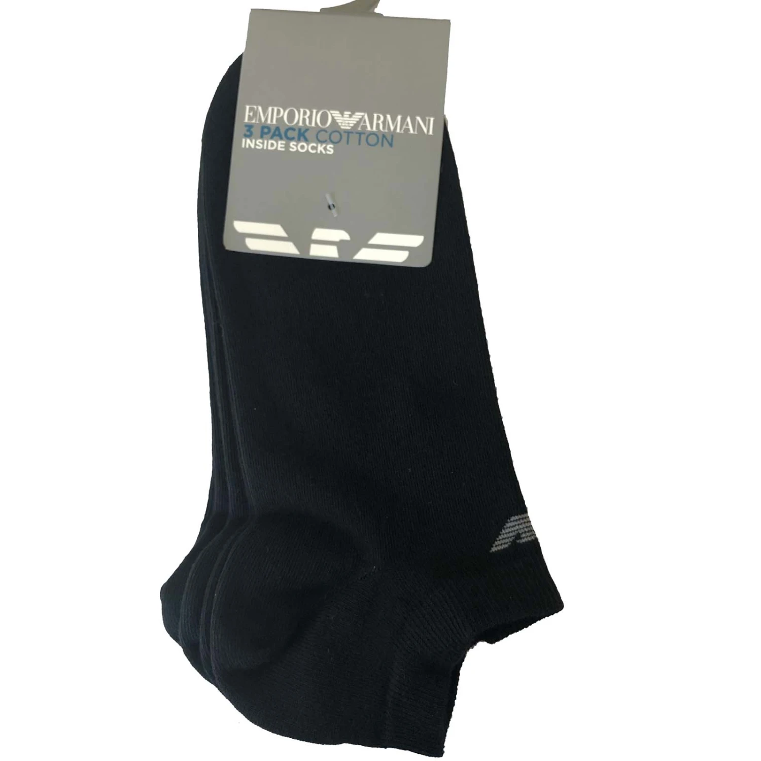 Pack De 3 Paires De Chaussettes Emporio Armani 300008 C134 Noir 1 Pack De 3 Paires De Chaussettes Emporio Armani 300008 C134 Noir