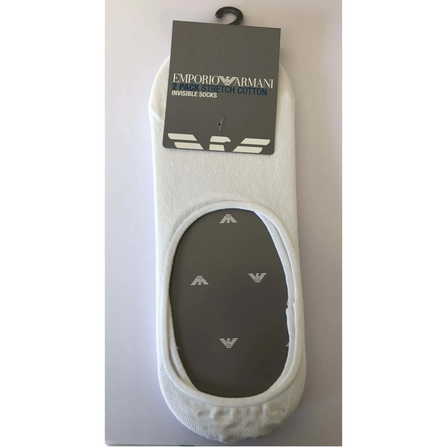 Pack de 2 Paires de Chaussettes Emporio Armani Noir et Gris – Design Signature Logo Coton Premium 1 Pack de 2 Paires de Chaussettes Emporio Armani Noir et Gris – Design Signature Logo Coton Premium