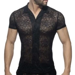 Chemise Addicted Flowery Lace AD1192 Noir