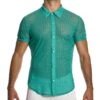 Chemise Modus Vivendi Illusion 04542 Turquoise 8 Chemise Modus Vivendi Illusion 04542 Turquoise -Men Attitude Boutique chemise modus 04542 turquoise m