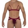 Ensemble Lingerie Candyman 99582 – Top et String Minimaliste avec Dentelle