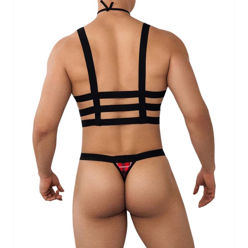 Candyman 99634 3-Piece Sexy Men's Harness, Thong, and Bow Tie Set 2 Candyman 99634 3-Piece Sexy Men's Harness, Thong, and Bow Tie Set â Image 2