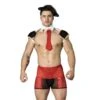 Candyman Red Lace Torero – 4-Piece Sexy Bullfighter Costume Set