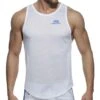 Débardeur Addicted Waistband Mesh AD928 7 Débardeur Addicted Waistband Mesh AD928 -Men Attitude Boutique debardeur addicted ad928 blanc m