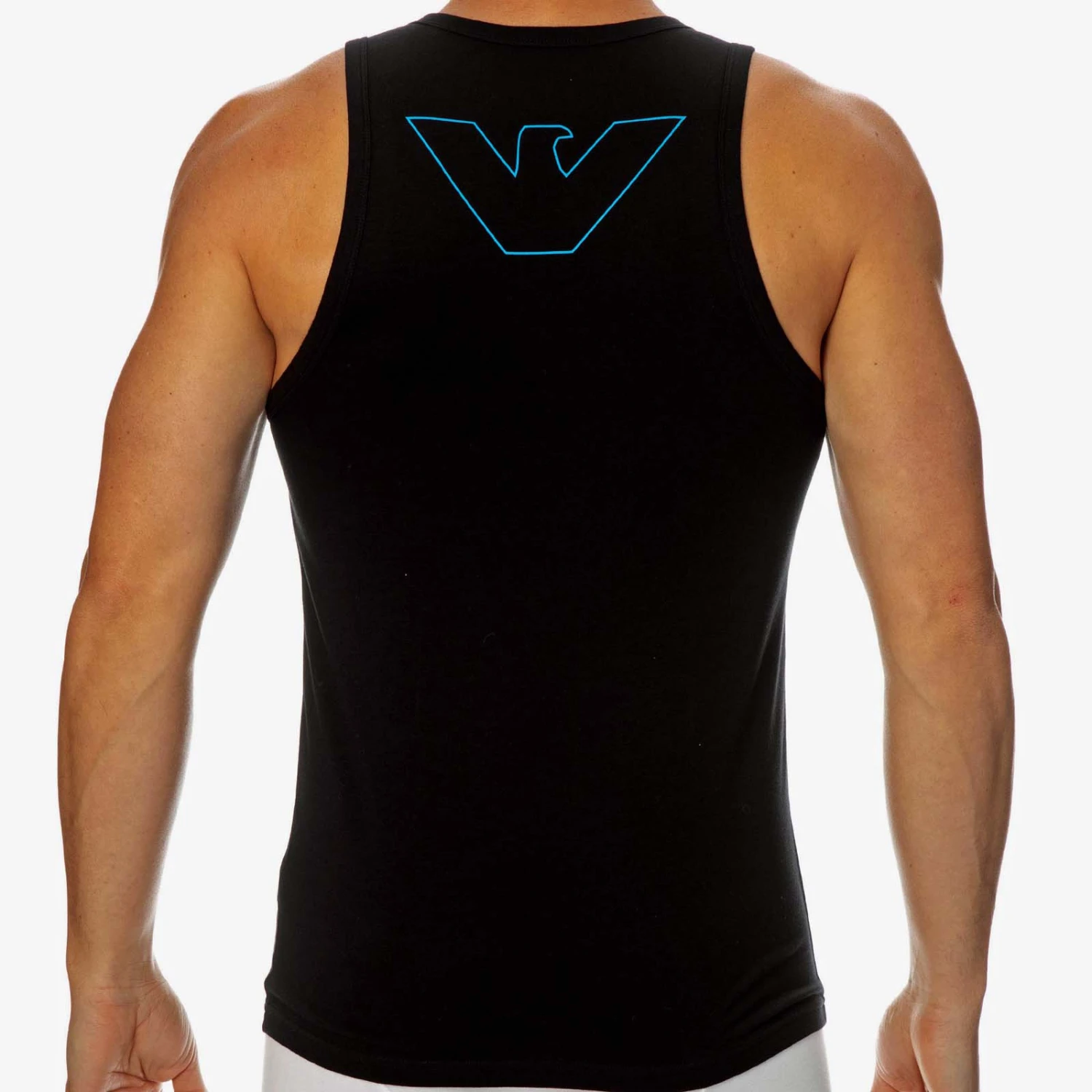 Débardeur Emporio Armani 1108280P725 Noir 2 Débardeur Emporio Armani 1108280P725 Noir – Image 2