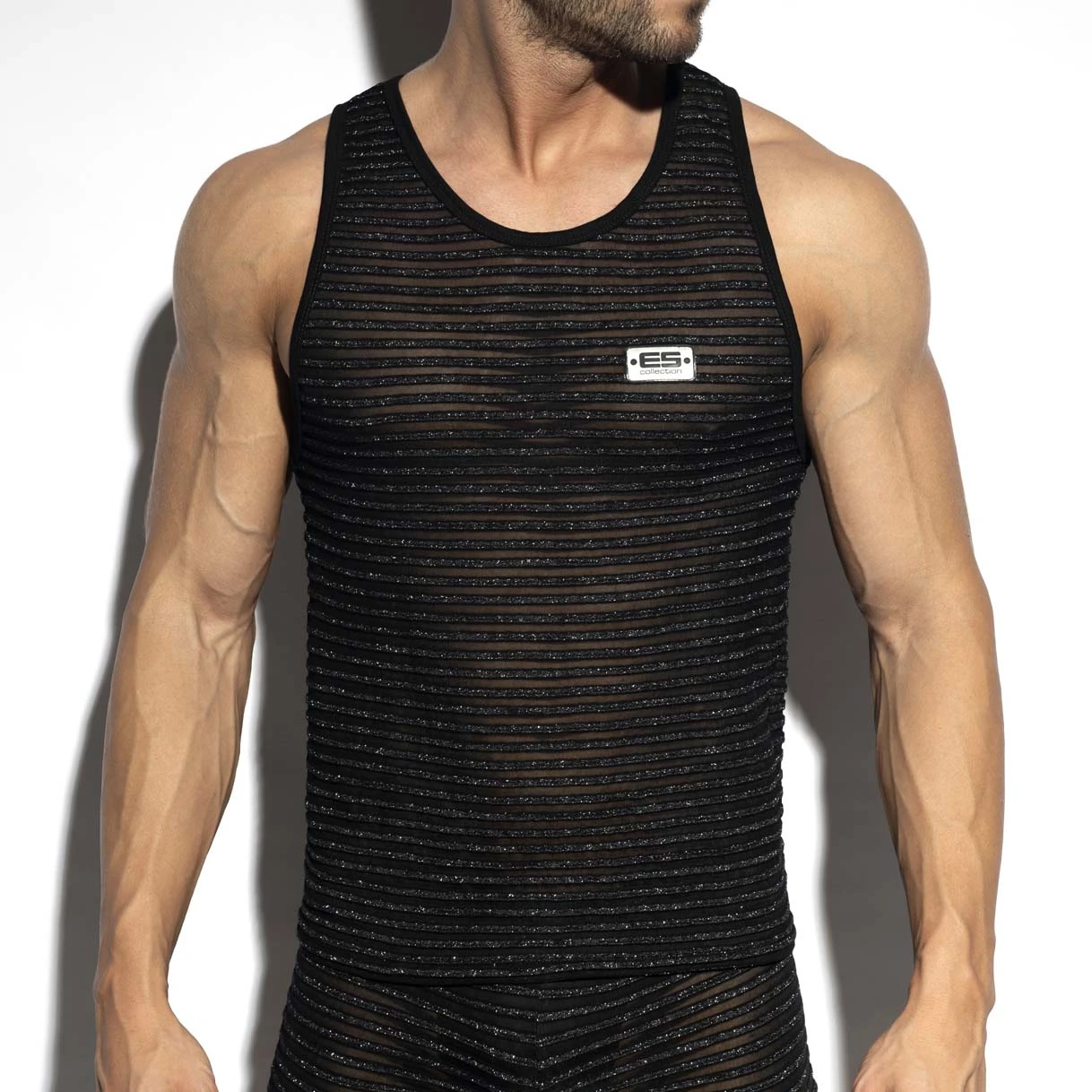 Debardeur ES Collection Bohemian TS315 Noir 1 Debardeur ES Collection Bohemian TS315 Noir