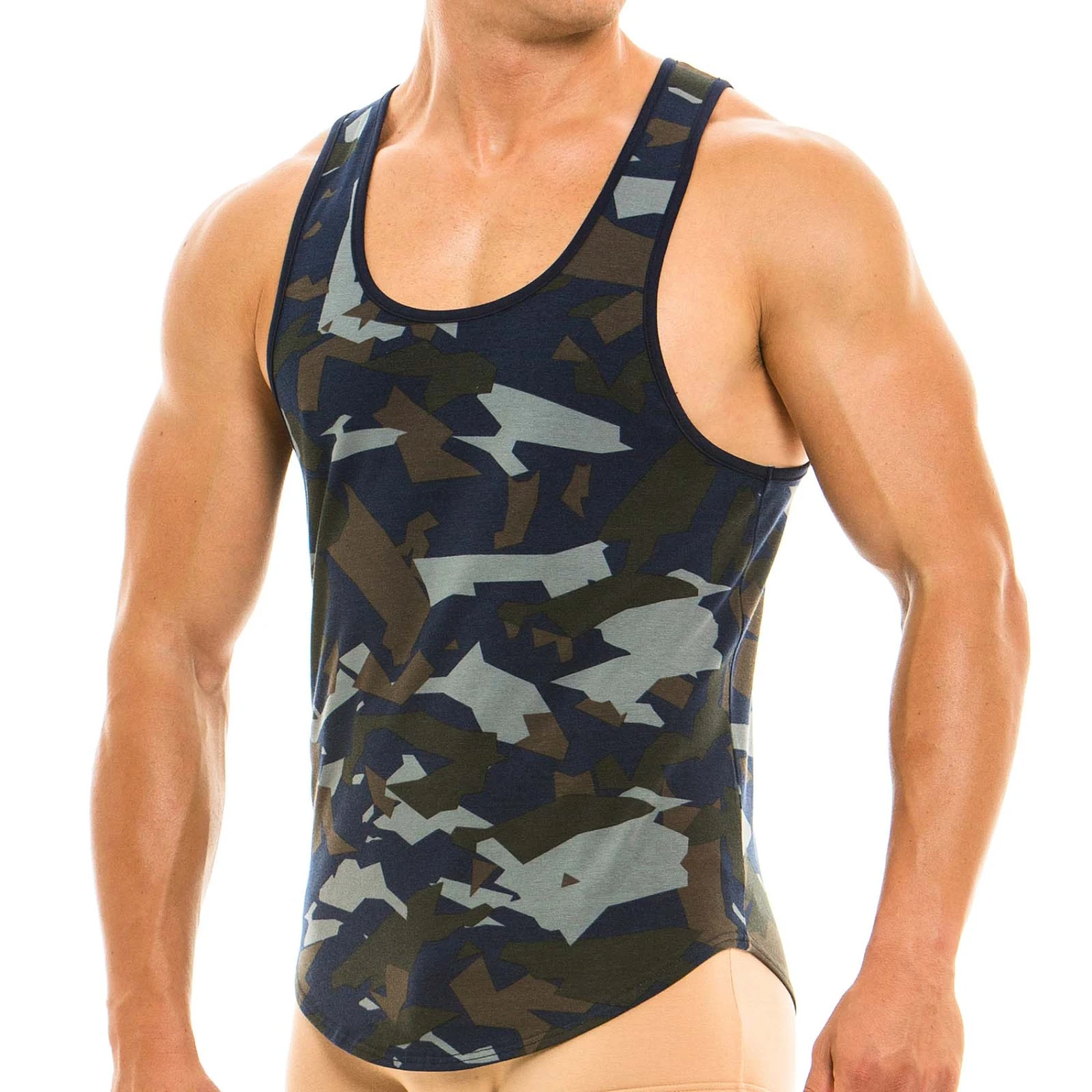 Débardeur Modus Vivendi Desert 11731 – Coupe Échancrée Sable et Dos en T 2 Débardeur Modus Vivendi Desert 11731 – Coupe Échancrée Sable et Dos en T – Image 2