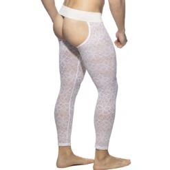 Addicted White Flowery Lace Empty Bottom AD1175 – Sexy Jockstrap Style Pants 6 Addicted White Flowery Lace Empty Bottom AD1175 – Sexy Jockstrap Style Pants -Men Attitude Boutique empty ad ad1175 blanc 3
