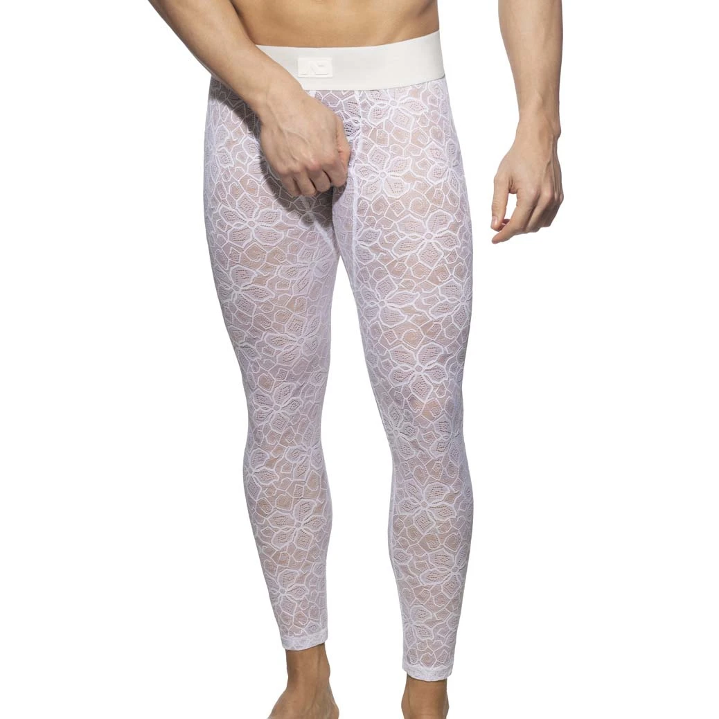 Addicted White Flowery Lace Empty Bottom AD1175 – Sexy Jockstrap Style Pants 1 Addicted White Flowery Lace Empty Bottom AD1175 – Sexy Jockstrap Style Pants