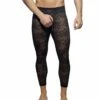 Pantalon Empty Bottom Addicted Flowery Lace AD1175 Noir 8 Pantalon Empty Bottom Addicted Flowery Lace AD1175 Noir -Men Attitude Boutique empty ad ad1175 noir m