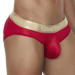 Candyman Rouge Empty Bottom Slip with Gold Chains – Sexy Men's Open Back Underwear -Men Attitude Boutique empty candy 99659 rouge 4 1
