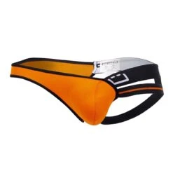 PPÜ 2101 Empty Bottom Open-Back Men's Underwear – Low Rise Cotton Minimalist Fit -Men Attitude Boutique empty ppu 2101 orange 9