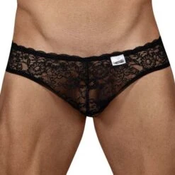 Candyman 99434 Slip Empty Bottom – Lace-Up Corset Back Men's Sexy Underwear