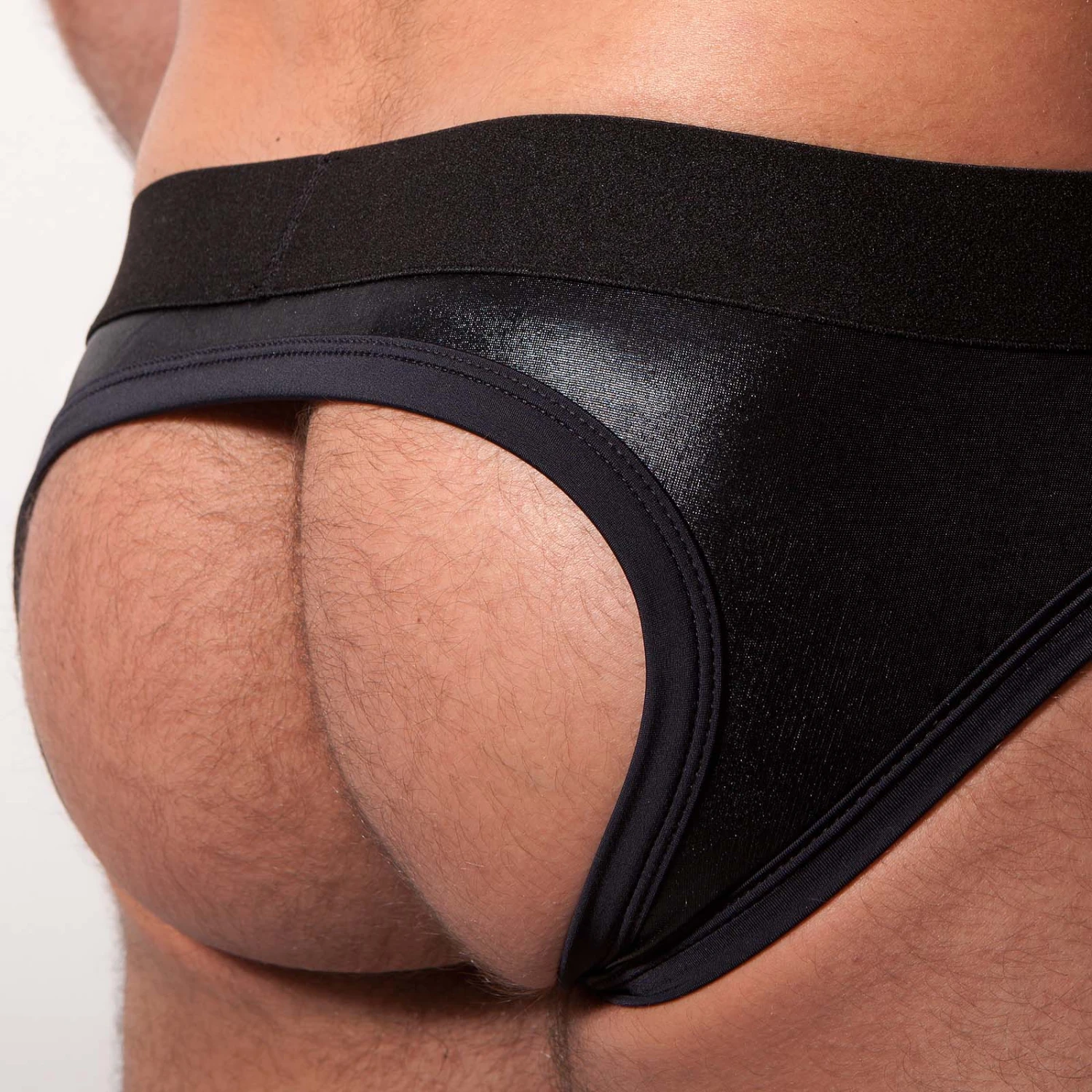 DESTRUCTIVE 1DS05 Noir - Slip Empty Bottom Sexy à Poche Amovible 2 DESTRUCTIVE 1DS05 Noir - Slip Empty Bottom Sexy à Poche Amovible – Image 2