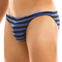 Jock Slip Modus Vivendi Stripped 11911 -Men Attitude Boutique emptybottom modus 11911 bleu 4
