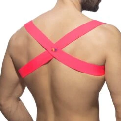 Harnais Addicted Neon Spider AD1184 Rose -Men Attitude Boutique harnais ad1184 rose 3