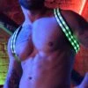 Breedwell Rave Shoulder LED Harness - Multi-Color Animated Festival Body Gear 6 Breedwell Rave Shoulder LED Harness - Multi-Color Animated Festival Body Gear -Men Attitude Boutique harnais breedwell BW01828 noir m