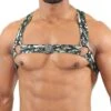 TOF PARIS H0014K Elastic Harness - Reversible 2-in-1 Microfiber Body Harness 4 TOF PARIS H0014K Elastic Harness - Reversible 2-in-1 Microfiber Body Harness -Men Attitude Boutique harnais tof H0014K camo m