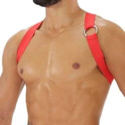 Harnais Party Boy TOF PARIS H0018R -Men Attitude Boutique harnais tof H0018R rouge 4