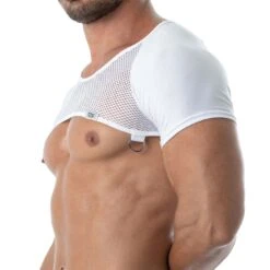 Harnais Circuit MeshTOF PARIS TOF236B -Men Attitude Boutique harnais tof TOF236B blanc 4