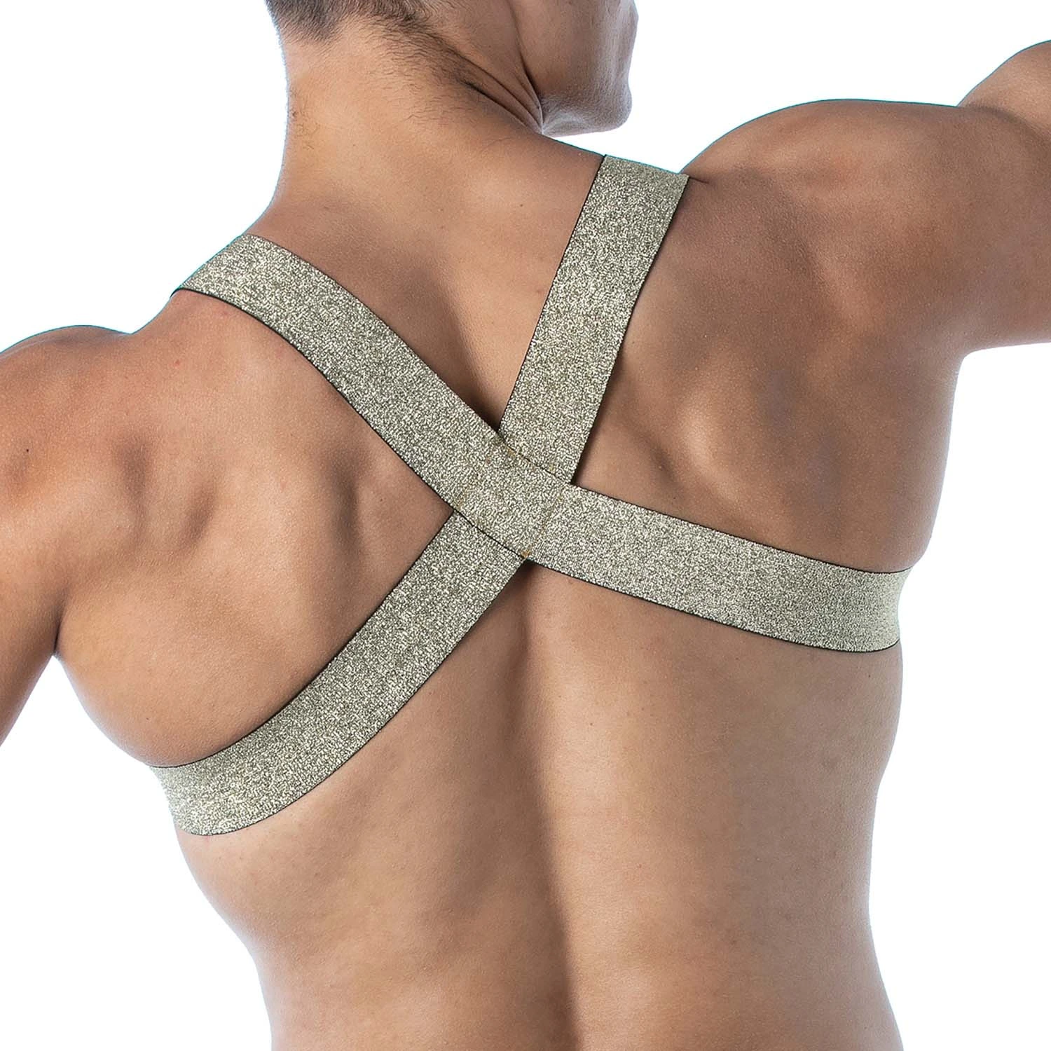 Harnais Magic TOF PARIS TOF278O - Harnais H-Shape en Microfibre 2 Harnais Magic TOF PARIS TOF278O - Harnais H-Shape en Microfibre – Image 2