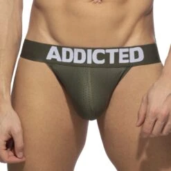 Jock Strap Addicted Push Up AD773 Kaki