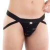 Jock Strap Eros Veneziani 7563 Noir 8 Jock Strap Eros Veneziani 7563 Noir -Men Attitude Boutique jock eros 7563 noir m